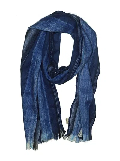 Pre-owned Assorted Brands Scarf In Blue