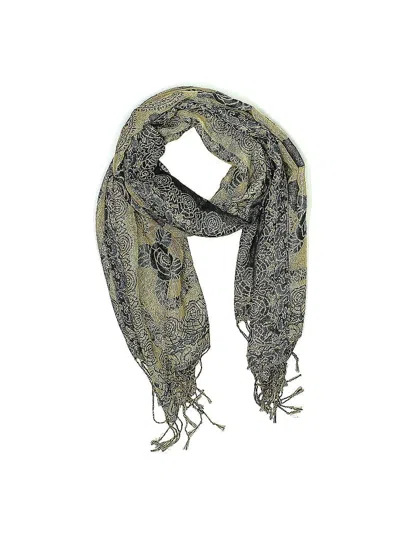Pre-owned Assorted Brands Scarf In Blue