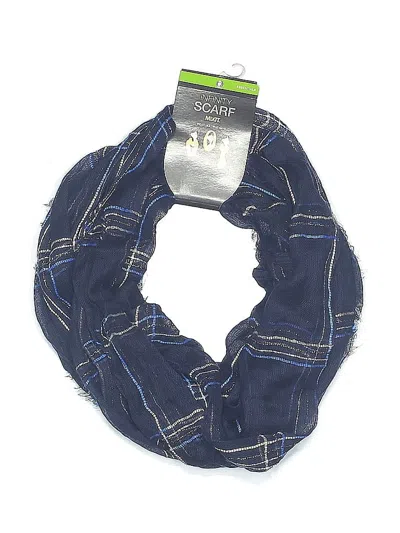 Pre-owned Assorted Brands Scarf In Blue