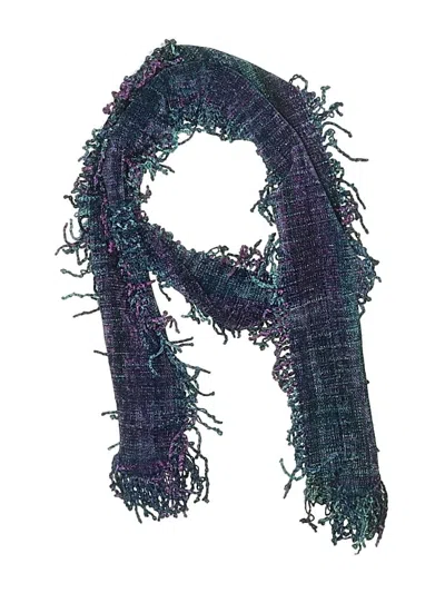 Pre-owned Assorted Brands Scarf In Blue