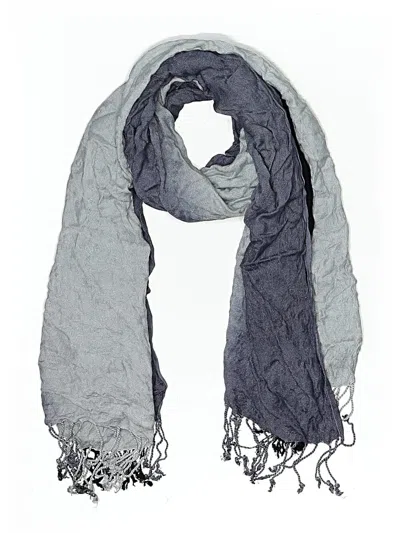 Pre-owned Assorted Brands Scarf In Blue