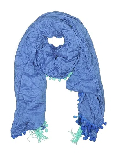 Pre-owned Assorted Brands Scarf In Blue