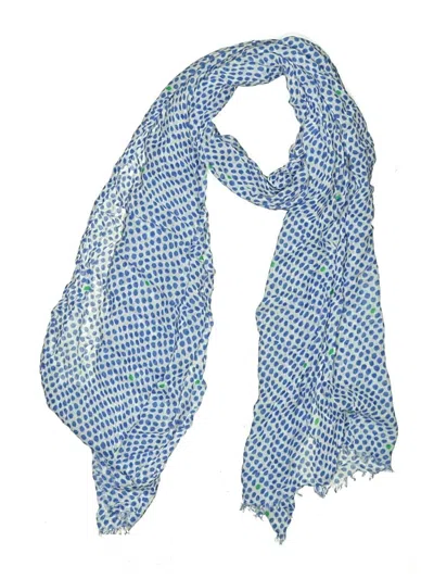 Pre-owned Assorted Brands Scarf In Blue