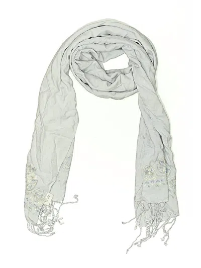 Pre-owned Assorted Brands Scarf In Blue