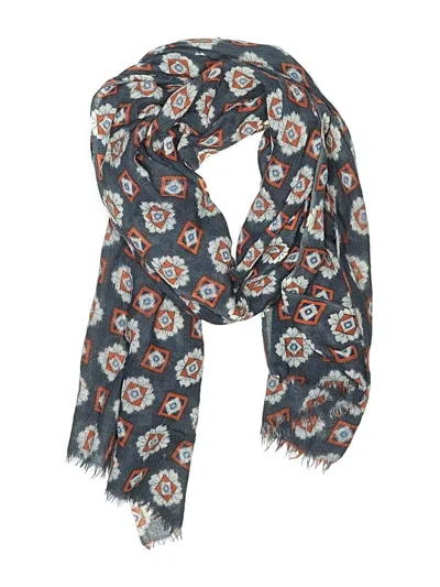 Pre-owned Assorted Brands Scarf In Blue