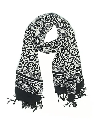 Pre-owned Assorted Brands Scarf In Blue