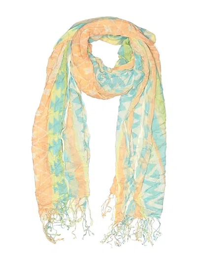 Pre-owned Assorted Brands Scarf In Blue