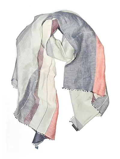 Pre-owned Assorted Brands Scarf In Blue