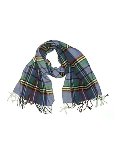 Pre-owned Assorted Brands Scarf In Blue