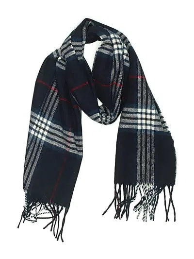 Pre-owned Assorted Brands Scarf In Blue