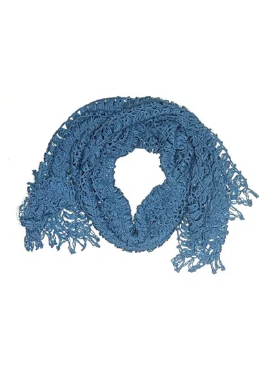Pre-owned Assorted Brands Scarf In Blue