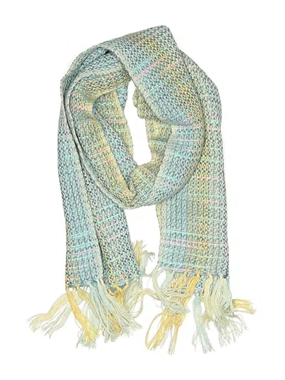 Pre-owned Assorted Brands Scarf In Blue