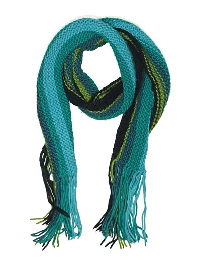 Pre-owned Assorted Brands Scarf In Blue