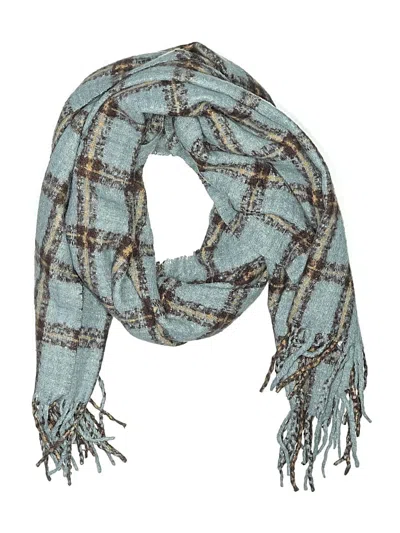 Pre-owned Assorted Brands Scarf In Blue