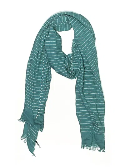 Pre-owned Assorted Brands Scarf In Blue