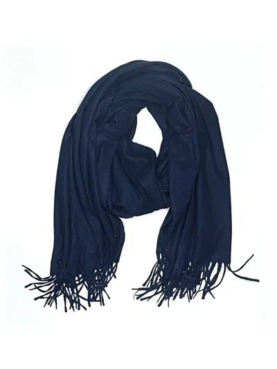 Pre-owned Assorted Brands Scarf In Blue