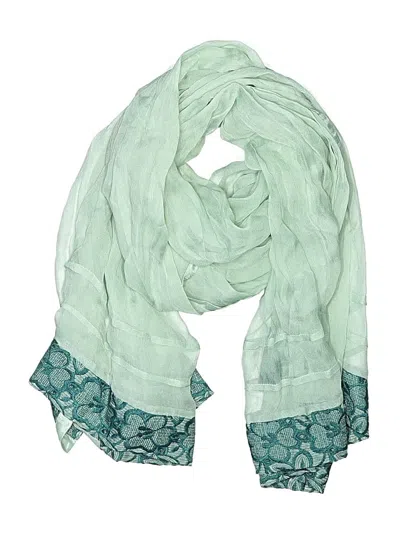 Pre-owned Assorted Brands Scarf In Blue
