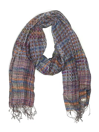 Pre-owned Assorted Brands Scarf In Blue