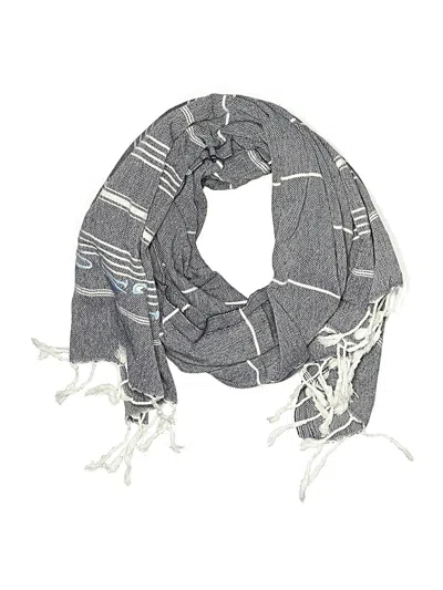 Pre-owned Assorted Brands Scarf In Blue
