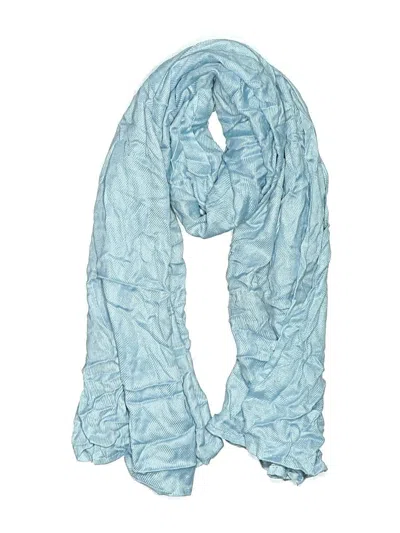 Pre-owned Assorted Brands Scarf In Blue