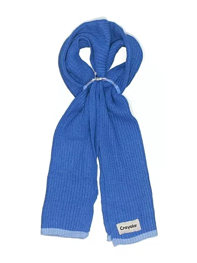 Pre-owned Assorted Brands Scarf In Blue