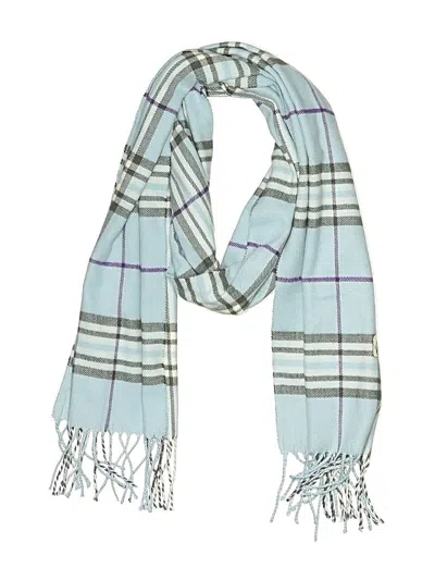 Pre-owned Assorted Brands Scarf In Blue