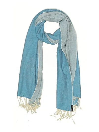 Pre-owned Assorted Brands Scarf In Blue