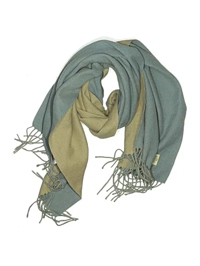Pre-owned Assorted Brands Scarf In Blue