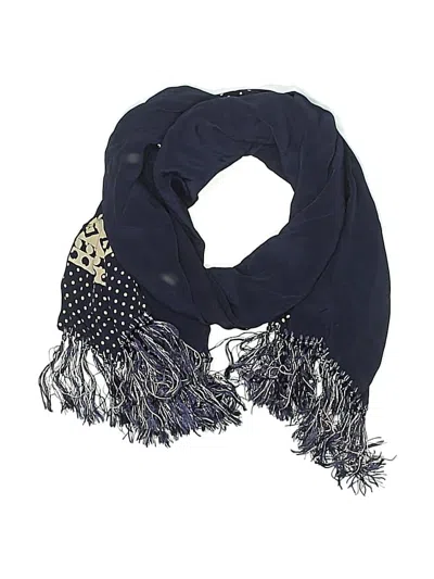 Pre-owned Assorted Brands Scarf In Blue