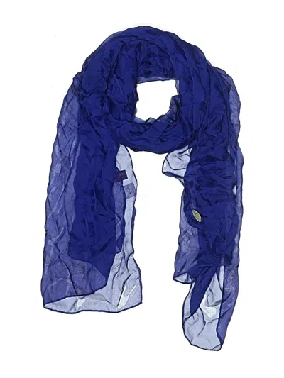 Pre-owned Assorted Brands Scarf In Blue