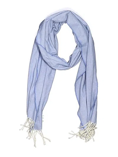 Pre-owned Assorted Brands Scarf In Blue