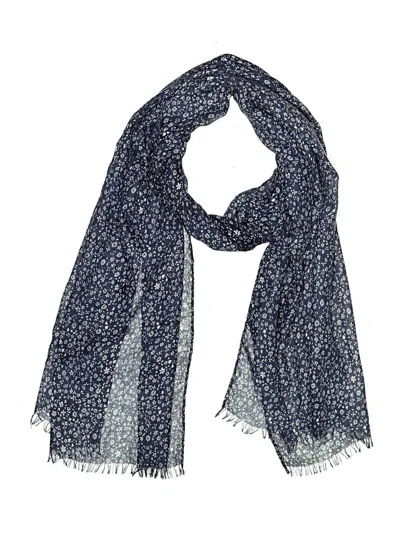 Pre-owned Assorted Brands Scarf In Blue