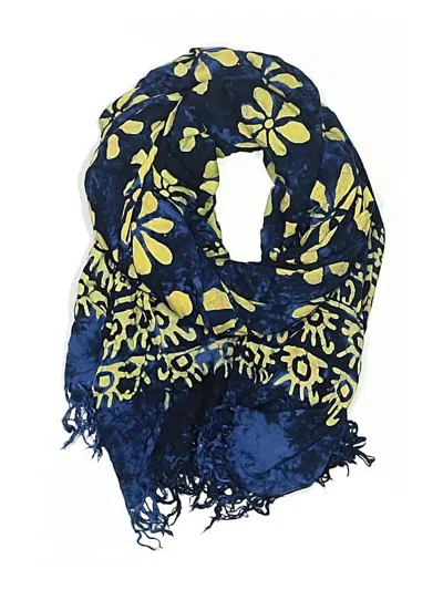 Pre-owned Assorted Brands Scarf In Blue