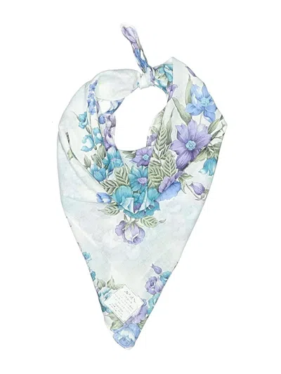 Pre-owned Assorted Brands Scarf In Blue