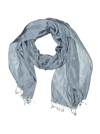 Pre-owned Assorted Brands Scarf In Blue