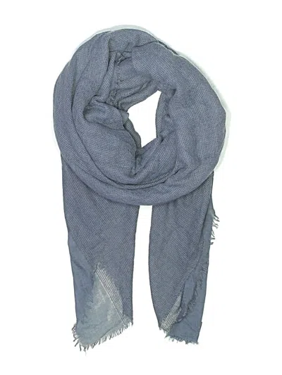 Pre-owned Assorted Brands Scarf In Blue