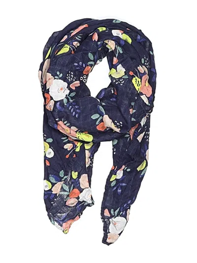 Pre-owned Assorted Brands Scarf In Blue