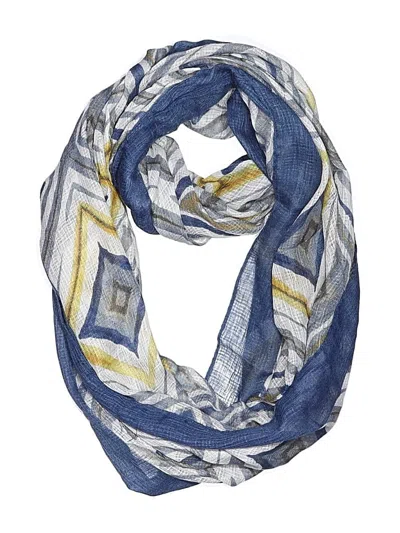 Pre-owned Assorted Brands Scarf In Blue
