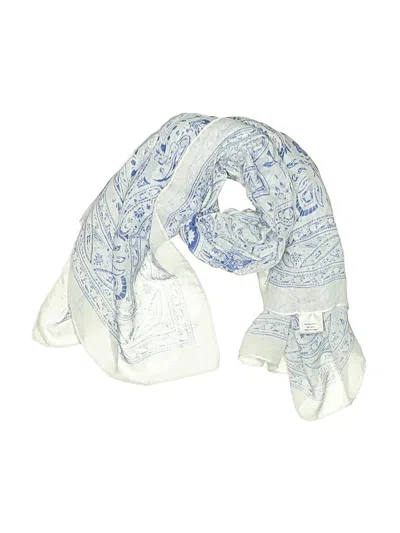 Pre-owned Assorted Brands Scarf In Blue
