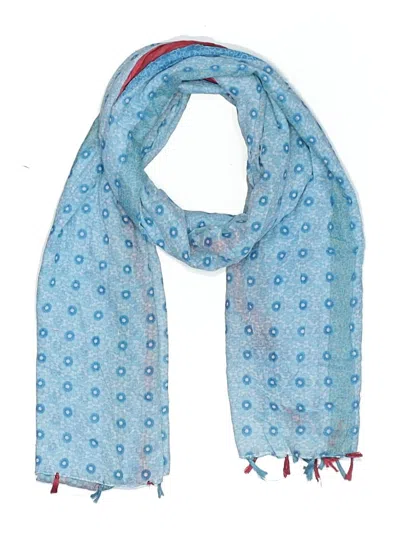 Pre-owned Assorted Brands Scarf In Blue