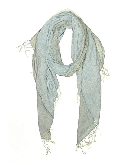Pre-owned Assorted Brands Scarf In Blue