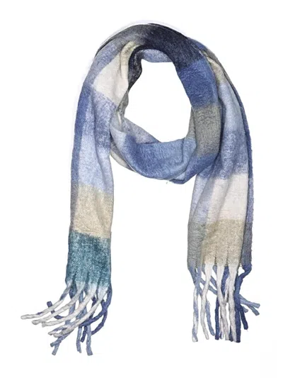 Pre-owned Assorted Brands Scarf In Blue