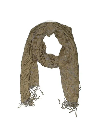 Pre-owned Assorted Brands Scarf In Brown