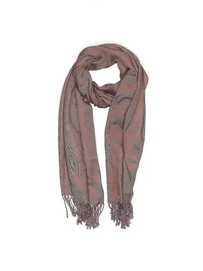 Pre-owned Assorted Brands Scarf In Brown