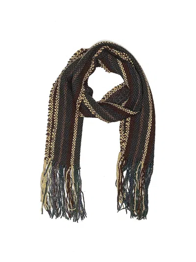 Pre-owned Assorted Brands Scarf In Brown