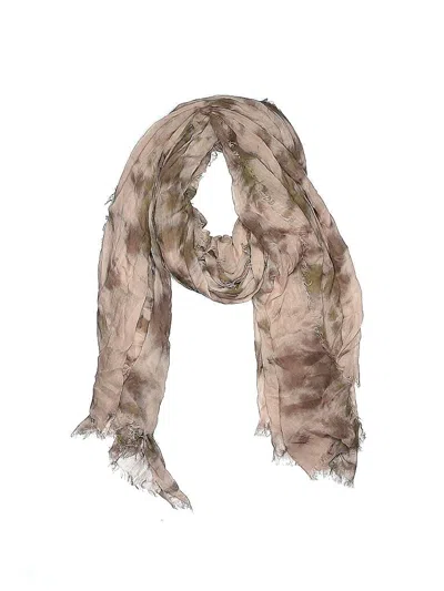 Pre-owned Assorted Brands Scarf In Brown