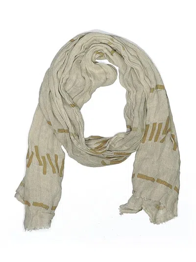 Pre-owned Assorted Brands Scarf In Brown