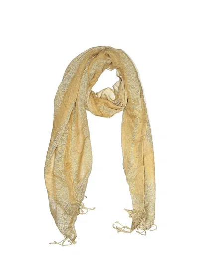 Pre-owned Assorted Brands Scarf In Brown