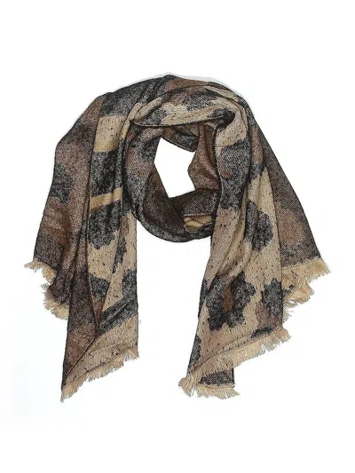 Pre-owned Assorted Brands Scarf In Brown