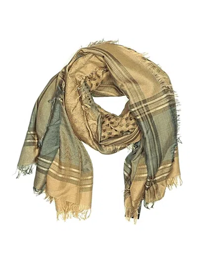 Pre-owned Assorted Brands Scarf In Brown